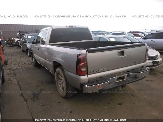 2GCEC19VX41262510 - 2004 CHEVROLET SILVERADO C1500 SILVER photo 3