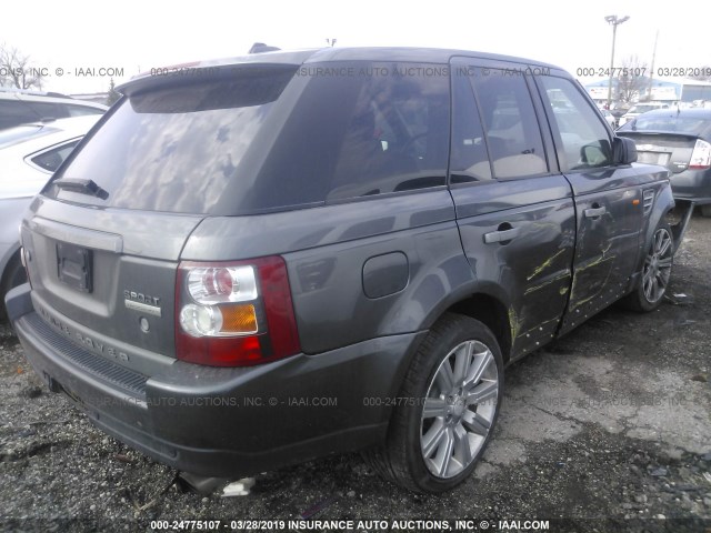 SALSH23426A972352 - 2006 LAND ROVER RANGE ROVER SPORT SUPERCHARGED GRAY photo 4