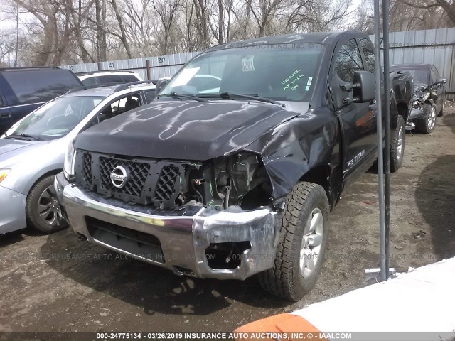 1N6AA06C08N337573 - 2008 NISSAN TITAN XE/SE/LE/PRO-4X BLACK photo 2