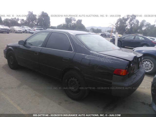 4T1BG22K41U080679 - 2001 TOYOTA CAMRY CE/LE/XLE BLACK photo 3