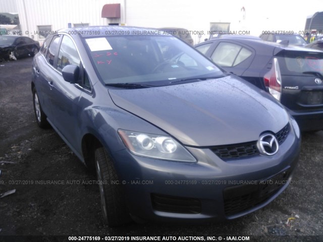 JM3ER293580196007 - 2008 MAZDA CX-7 BLUE photo 1