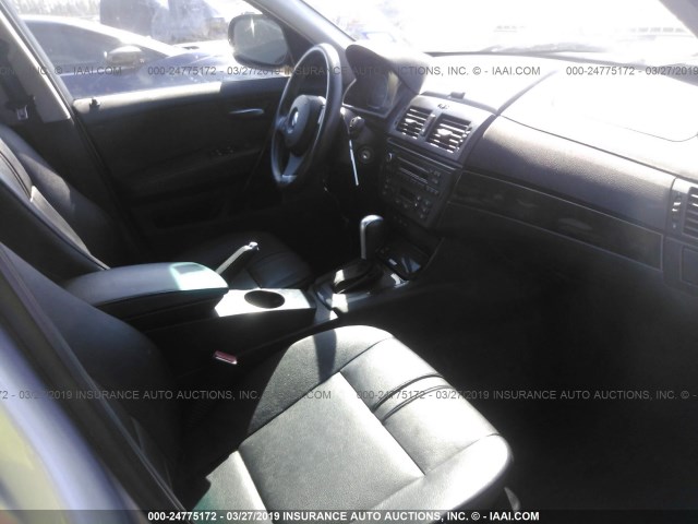 WBXPC9C41AWJ36342 - 2010 BMW X3 XDRIVE30I Gümüş foto 5