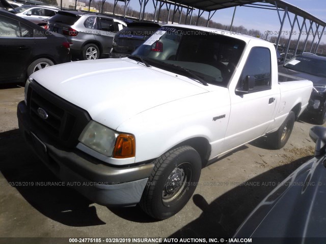 1FTYR10D95PA76848 - 2005 FORD RANGER WHITE photo 2