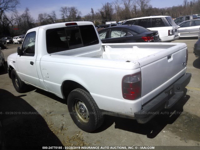 1FTYR10D95PA76848 - 2005 FORD RANGER WHITE photo 3