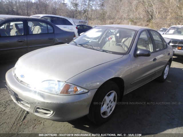 1G1JC524217209024 - 2001 CHEVROLET CAVALIER CNG GOLD photo 2