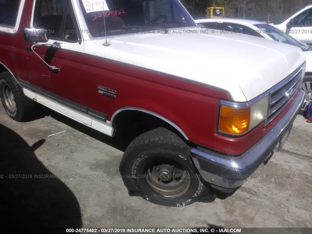 1FMEU15N7LLB13544 - 1990 FORD BRONCO U100 RED photo 6