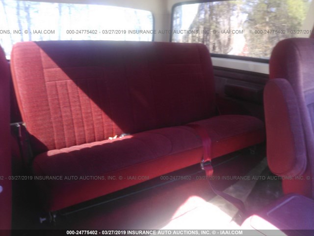 1FMEU15N7LLB13544 - 1990 FORD BRONCO U100 RED photo 8