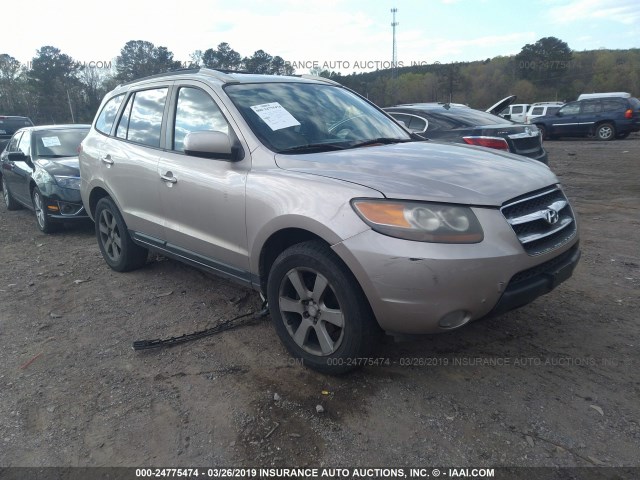 5NMSH13E17H017673 - 2007 HYUNDAI SANTA FE SE/LIMITED BEIGE photo 1