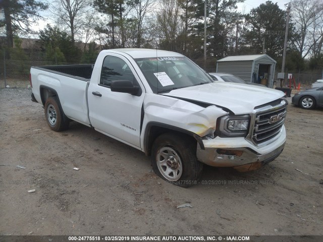 1GTN1LEC8JZ904991 - 2018 GMC SIERRA C1500 WHITE photo 1