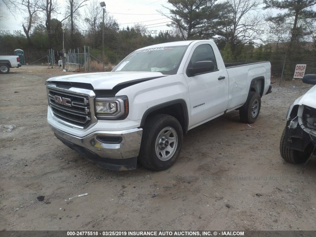 1GTN1LEC8JZ904991 - 2018 GMC SIERRA C1500 WHITE photo 2