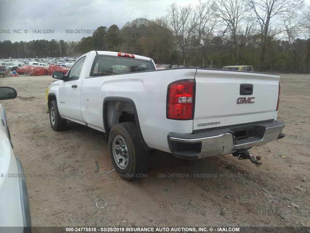 1GTN1LEC8JZ904991 - 2018 GMC SIERRA C1500 WHITE photo 3