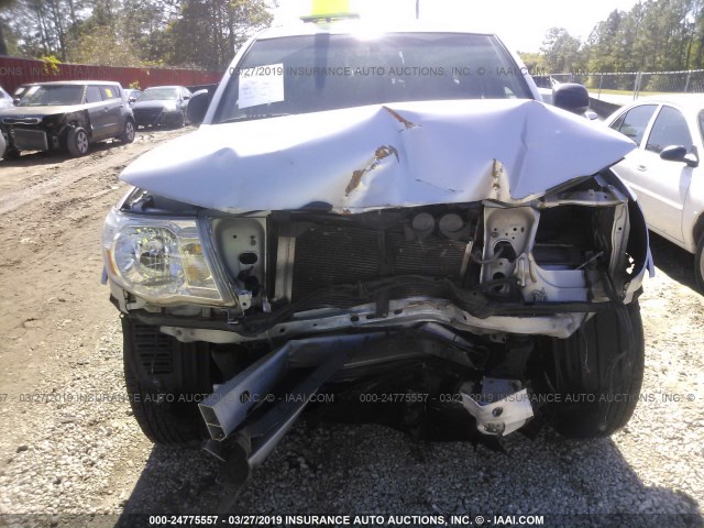 3TMJU62N46M022450 - 2006 TOYOTA TACOMA DOUBLE CAB PRERUNNER SILVER photo 6