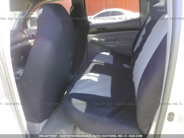 3TMJU62N46M022450 - 2006 TOYOTA TACOMA DOUBLE CAB PRERUNNER SILVER photo 8