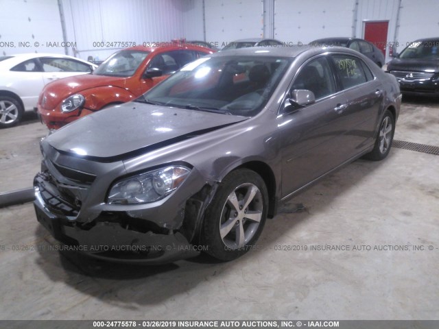 1G1ZC5E02CF164090 - 2012 CHEVROLET MALIBU 1LT 棕色 照片 2
