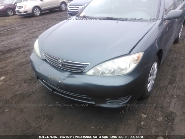 4T1BE32K75U034961 - 2005 TOYOTA CAMRY LE/XLE/SE GREEN photo 6
