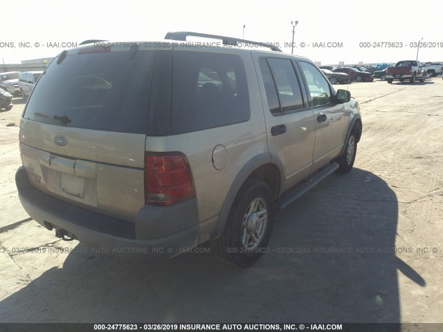 1FMZU62E52ZB62059 - 2002 FORD EXPLORER XLS BEIGE photo 4