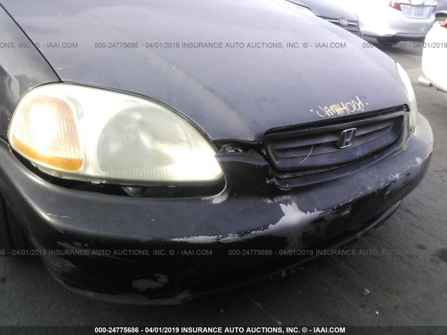 1HGEJ722XVL097452 - 1997 HONDA CIVIC HX BLACK photo 10