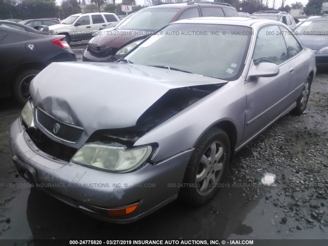 19UYA2251WL007780 - 1998 ACURA 3.0CL Gümüş fotoğraf 2