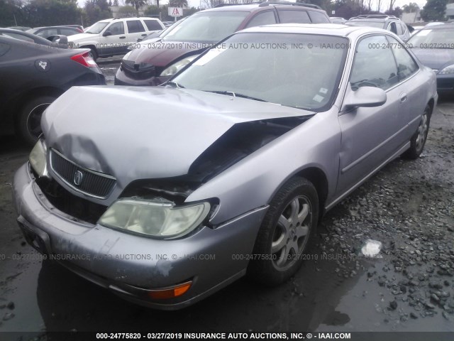 19UYA2251WL007780 - 1998 ACURA 3.0CL SILVER photo 2