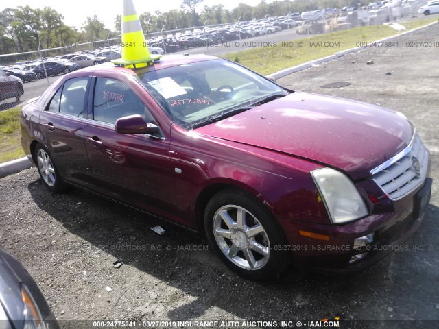 1G6DC67A450188672 - 2005 CADILLAC STS RED photo 1