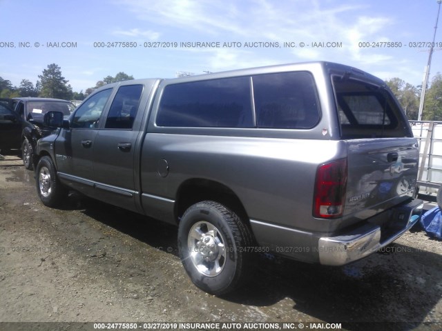 3D7KR28C86G282990 - 2006 DODGE RAM 2500 ST/SLT GRAY photo 3