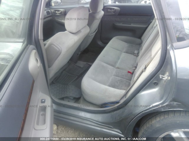 2G1WF52E549352736 - 2004 CHEVROLET IMPALA GRAY photo 8