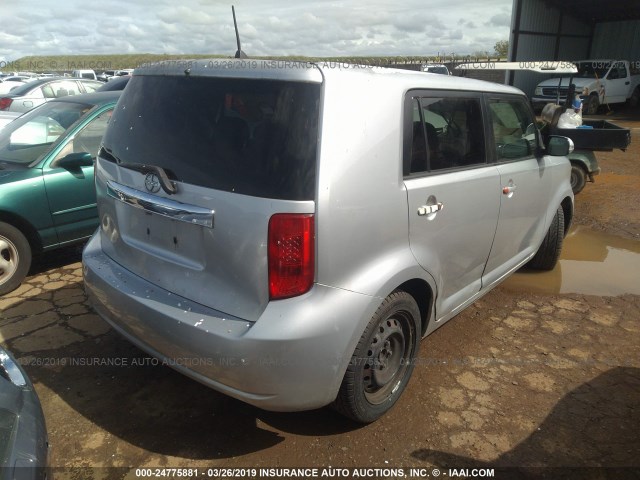 JTLKE50EX81011908 - 2008 TOYOTA SCION XB 银色 照片 4
