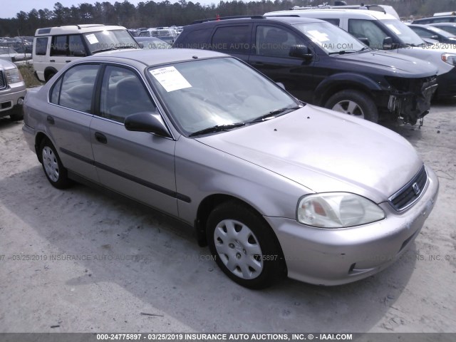 1HGEJ6671YL043011 - 2000 HONDA CIVIC LX TAN photo 1