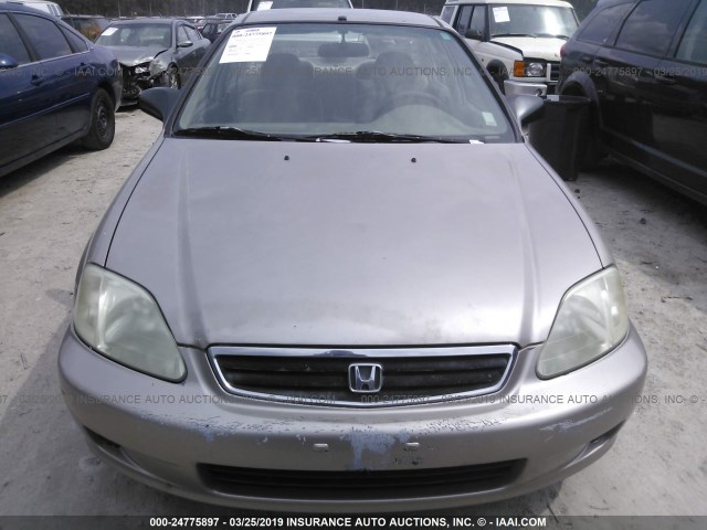 1HGEJ6671YL043011 - 2000 HONDA CIVIC LX TAN photo 6