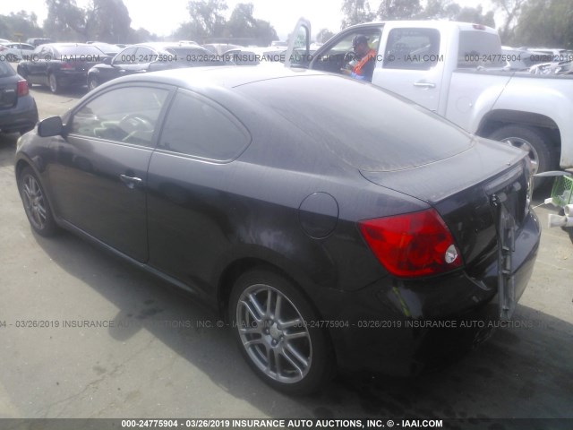 JTKDE177660088565 - 2006 TOYOTA SCION TC BLACK photo 3
