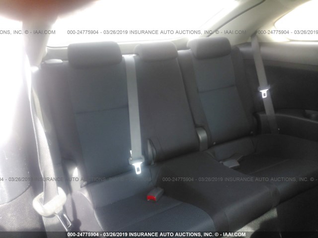 JTKDE177660088565 - 2006 TOYOTA SCION TC BLACK photo 8