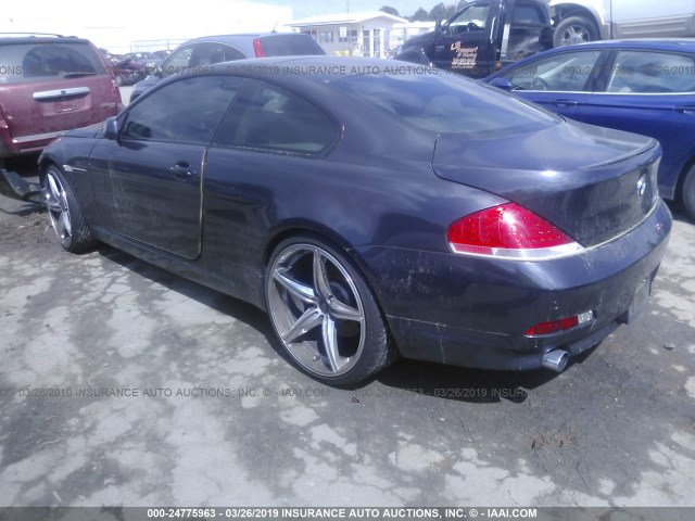 WBAEH73495B193862 - 2005 BMW 645 CI AUTOMATIC GRAY photo 3