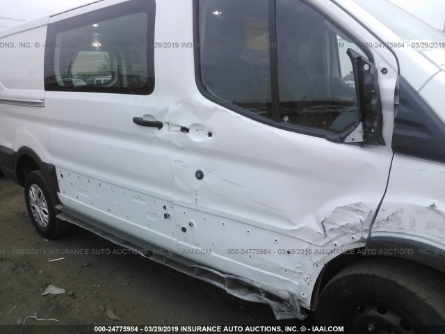 1FTYR1YM6JKA92579 - 2018 FORD TRANSIT T-250 WHITE photo 6