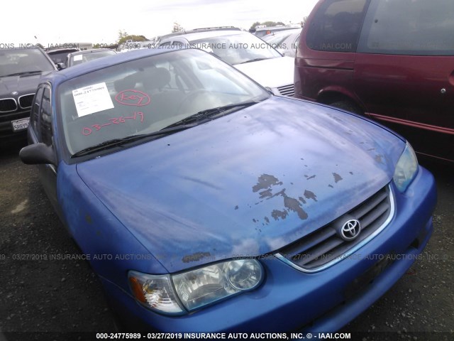 1NXBR12E61Z534140 - 2001 TOYOTA COROLLA CE/LE/S BLUE photo 1