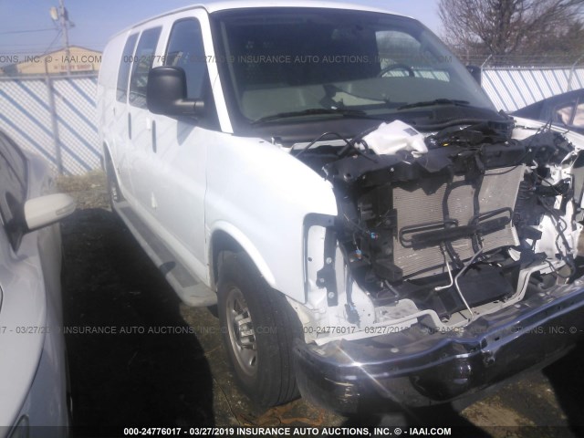 1GTW7AFG2J1907988 - 2018 GMC SAVANA G2500 WHITE photo 1