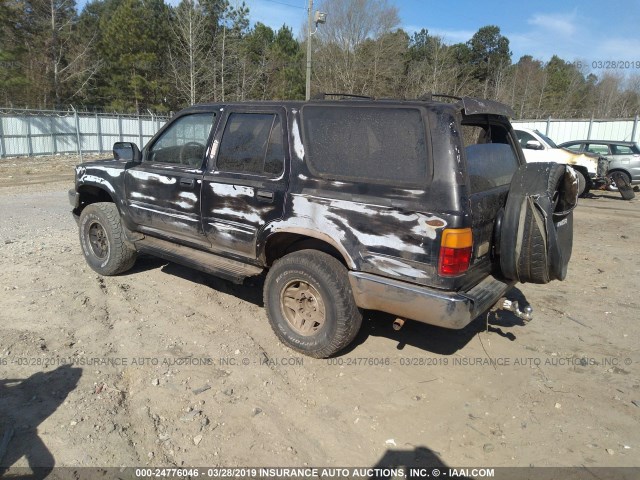 JT3VN39W2M8012260 - 1991 TOYOTA 4RUNNER VN39 SR5 BLACK photo 3