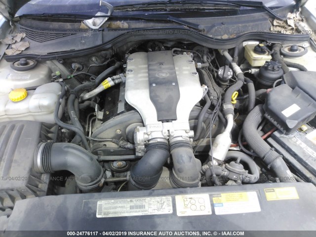 W06VR54R71R001467 - 2001 CADILLAC CATERA SPORT SILVER photo 10