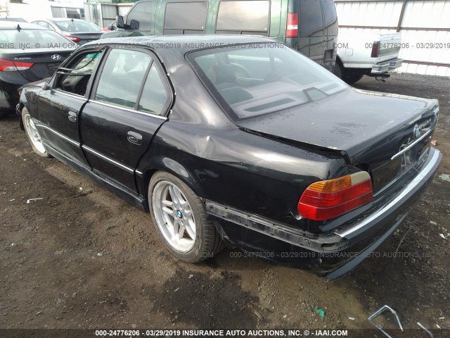 WBAGG8343YDN76917 - 2000 BMW 740 I AUTOMATIC BLACK photo 3