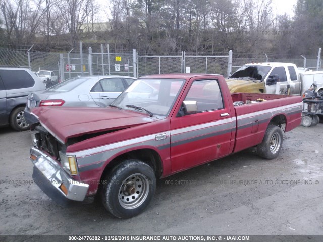 1GCCS14R1J2102788 - 1988 CHEVROLET S TRUCK S10 RED photo 2