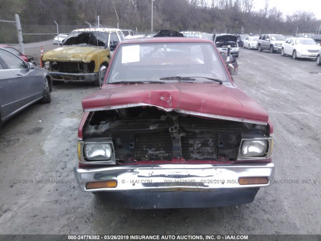 1GCCS14R1J2102788 - 1988 CHEVROLET S TRUCK S10 RED photo 6