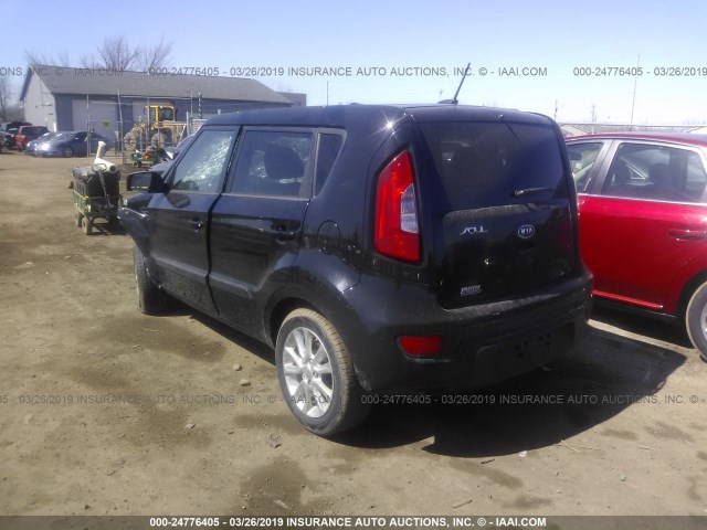 KNDJT2A6XC7368143 - 2012 KIA SOUL +/!/SPORT BLACK photo 3