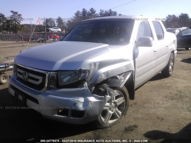 5FPYK16569B108067 - 2009 HONDA RIDGELINE RTL SILVER photo 6