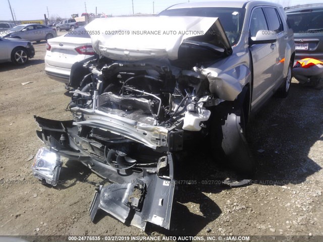 2GKALMEK5F6197880 - 2015 GMC TERRAIN SLE GRAY photo 6