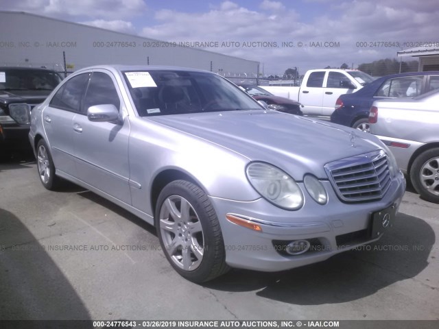 WDBUF56X97B004238 - 2007 MERCEDES-BENZ E 350 SILVER photo 1