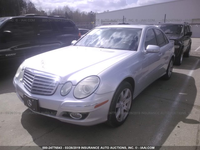 WDBUF56X97B004238 - 2007 MERCEDES-BENZ E 350 SILVER photo 2