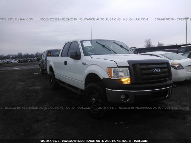 1FTEX1E8XAFB42439 - 2010 FORD F150 SUPER CAB WHITE photo 1