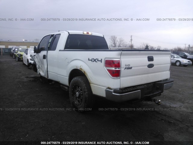 1FTEX1E8XAFB42439 - 2010 FORD F150 SUPER CAB WHITE photo 3