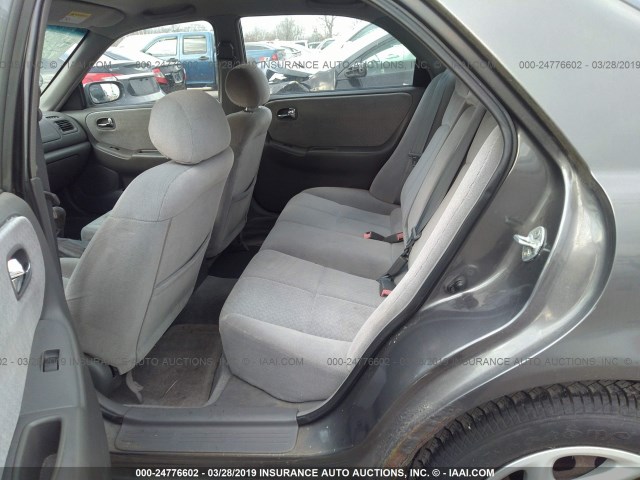 1YVGF22D3Y5175943 - 2000 MAZDA 626 ES/LX GRAY photo 8