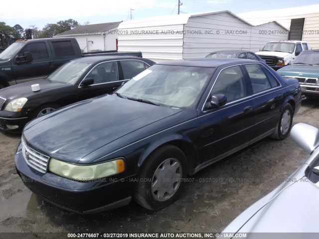 1G6KS54Y2YU185563 - 2000 CADILLAC SEVILLE SLS BLUE photo 2