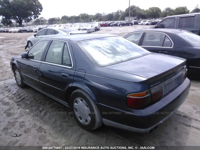 1G6KS54Y2YU185563 - 2000 CADILLAC SEVILLE SLS BLUE photo 3